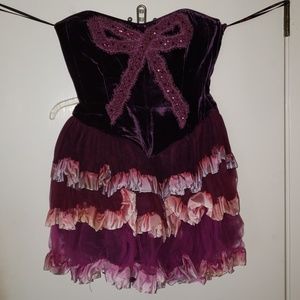 Betsey johnson purple dress